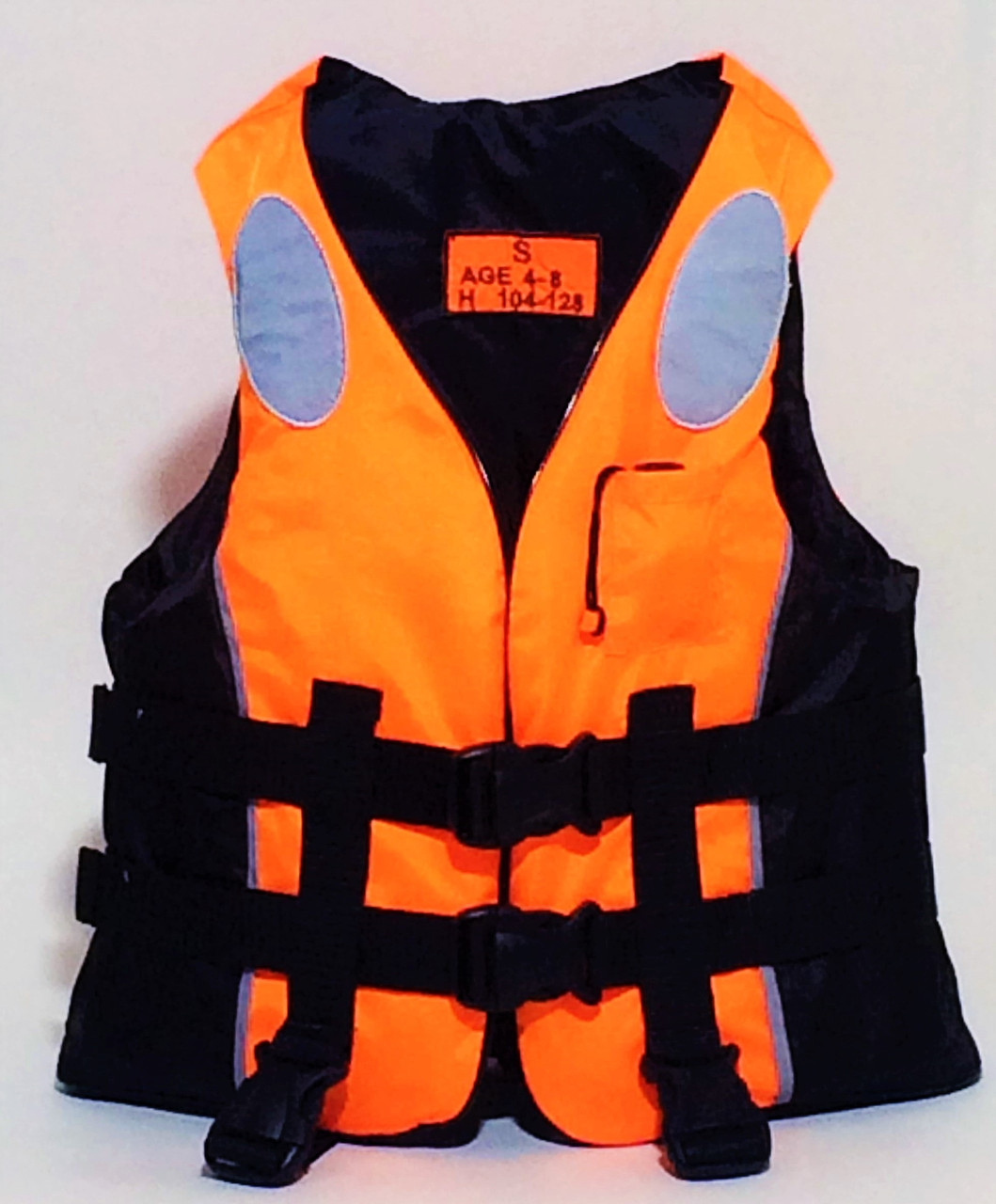 Детский спасательный жилет размер S - 4-8 лет Оранжевый