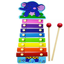 Дерев'яна іграшка для дітей Ксилофон, фото 5