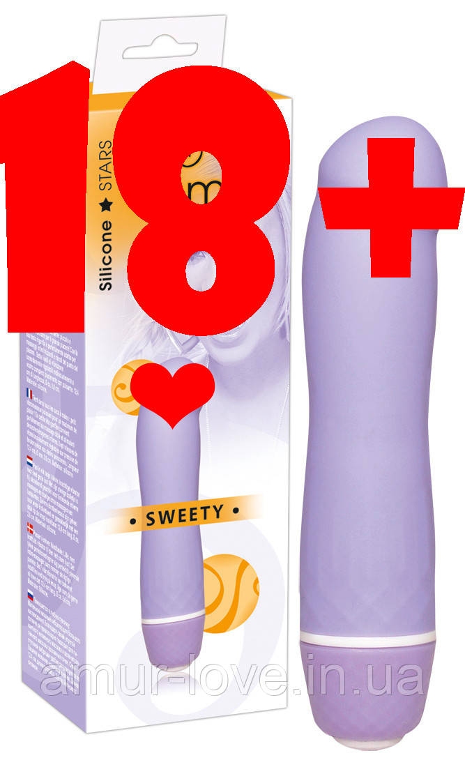 Минивибратор Sweety Silicone Vibe Penis, фото 1