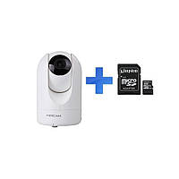 IP-відеокамера Foscam R4+Kingston MicroSDHC 16GB Class 10 UHS-I+SD адаптер (SDCS/16GB)