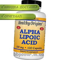 Альфа-ліпоєва кислота Healthy Origins Alpha Lipoic Acid 100 mg 120 капс, фото 2