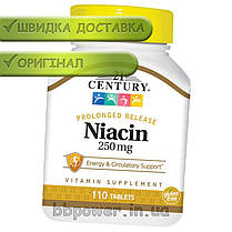 Ніацин 21st Century Niacin 250 mg 110 таб, фото 3