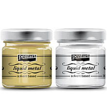 Фарба з ефектом рідкого металу, на основі розчинника, Мідь, 30мл, Pentart