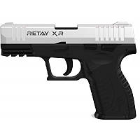 Пістолет стартовий Retay XR кал. 9 мм. Цвет - chrome. (На складі)