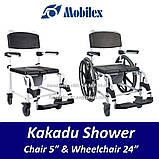 Спеціальне Крісло для Туалету та Душу - Mobilex Kakadu Shower and Toilet Chair 5", фото 3