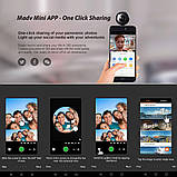 Зовнішня міні панорамна камера Xiaomi MADV 360 Mini Black, фото 9