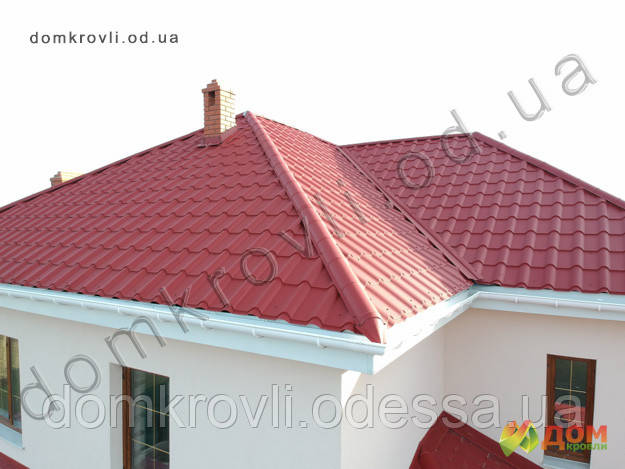 Металочерепиця Афіна Ретро мат 0,45 мм Словаччина 140 г/цинку гарантія 10 років