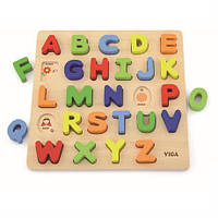 Набор для обучения "Алфавит: слово на букву" Viga Toys 50124