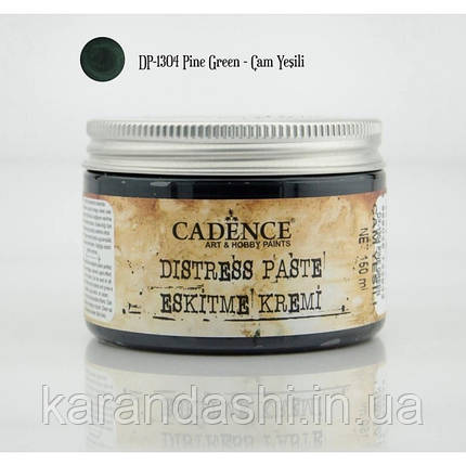 Патина водна для зістарювання Distress Paste, 150 мл, Зелений, Cadence, DP150_1304, фото 2