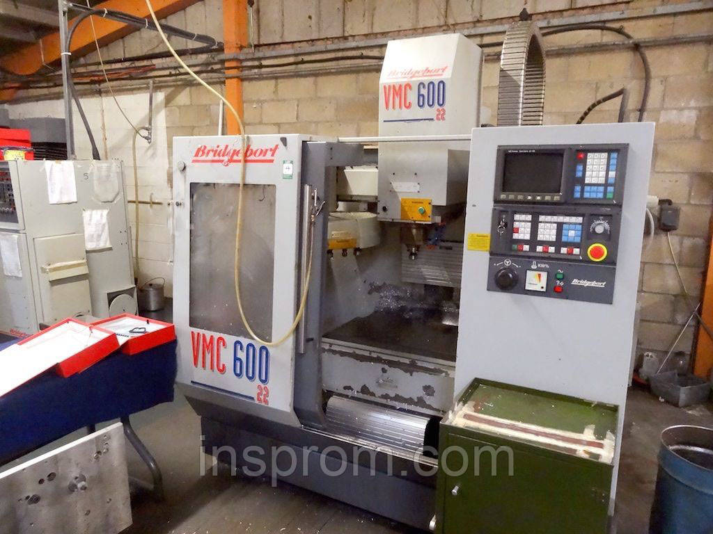 Фрезерний обробний центр з ЧПУ Bridgeport VMC 600