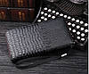 Модний клатч гаманець з крокодилом, Гаманець для жінки для грошей, Гаманець жіночий стильний, Модний гаманці, фото 8