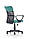 Крісло комп'ютерне TIMMY бірюза (Halmar), фото 7