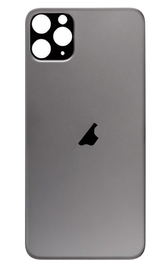 Задня кришка для iPhone 11 Pro , сіра, Space Gray, оригінал , в комплекті скло камери