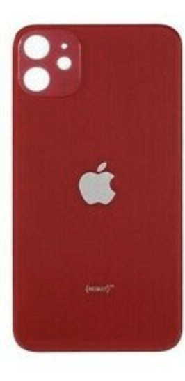 Задня кришка для iPhone 11, червона, оригінал, в комплекті скло камери