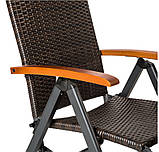 Розкладне крісло з поліротангу 3 кольори, фото 5