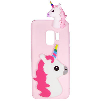 Чохол Cartoon 3D Case для Samsung G965 Galaxy S9 Plus Єдиноріг