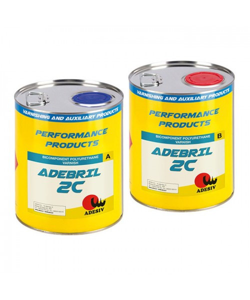 Паркетний лак Adebril 2С (10л) Поліуретановий лак для паркету Adesiv (Адезив, Італія)