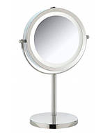 Зеркало с подсветкой косметическое настольное AXENTIA