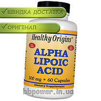 Альфа-ліпоєва кислота Healthy Origins Alpha Lipoic Acid 300 mg 60 капс, фото 2