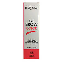 Профессиональная краска для бровей Levissime Eye brow color Брови, Кожа головы, Лицо, окрашивание бровей, Медный C-4