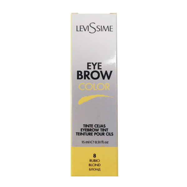 Професійна фарба для брів Levissime Eye brow color Брови, Шкіра голови, Обличчя, фарбування брів, Блонд 8