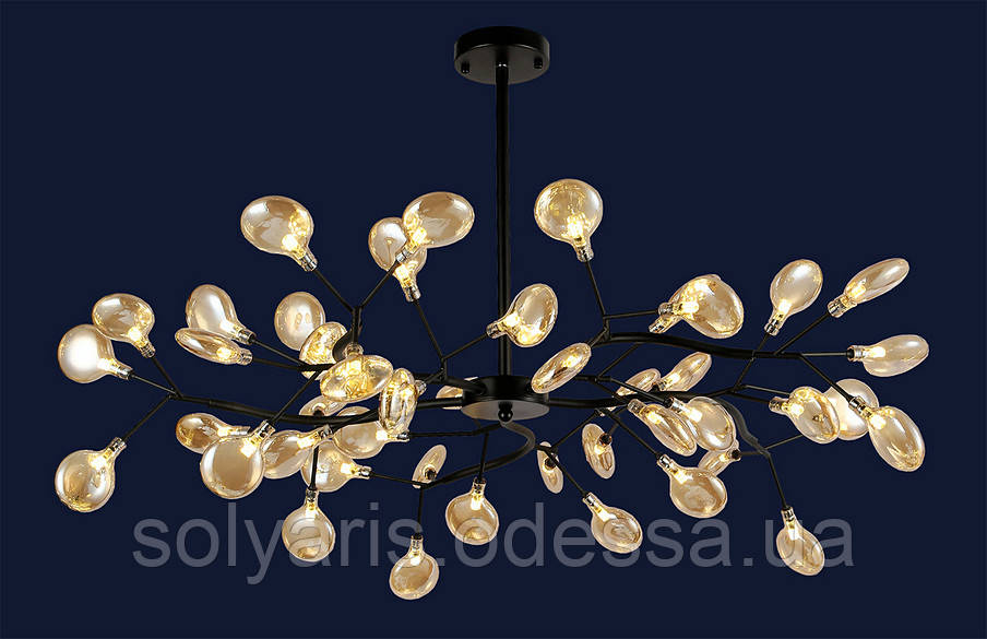 Люстра лофт 918LP447-45 BK+BR
