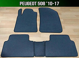 ЄВА килимки на Peugeot 508 '10-17. EVA килими Пежо 508