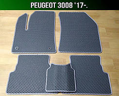ЄВА килимки на Peugeot 3008 '17-. EVA килими Пежо 3008