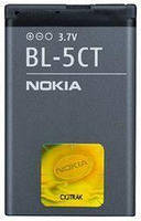 Аккумулятор (батарея) для Nokia BL-5CT (Nokia Nokia 3720c, 5220, 6303c, 6730c, C5-00, C6-01) 1050mAh Оригинал