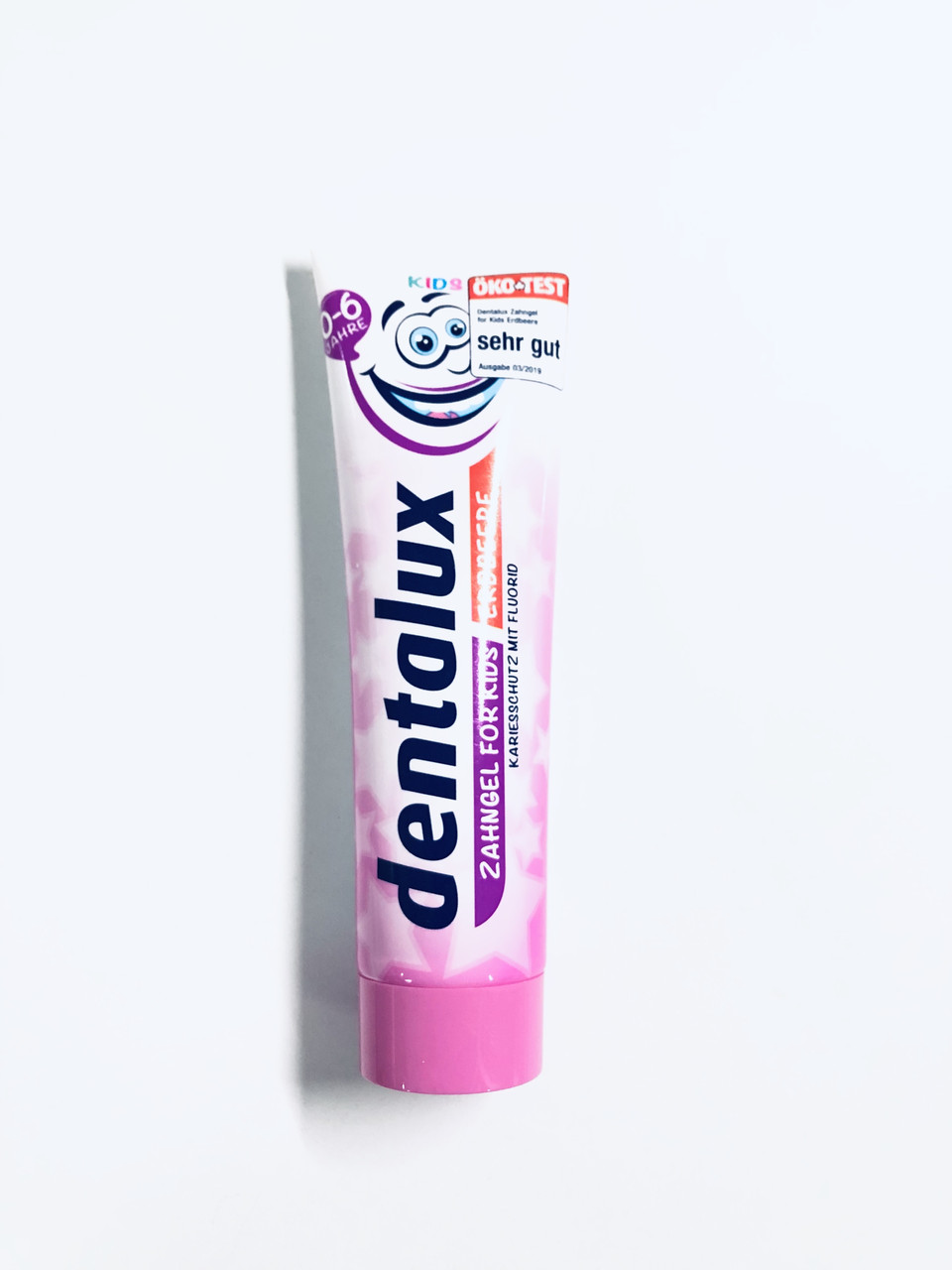 Dentalux дитяча зубна паста для дітей від 0 до 6 полуниці, 100 мл
