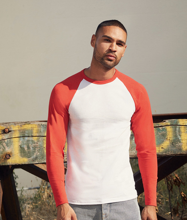 Мужская футболка двухцветная с длинным рукавом 100% хлопок (ID ...