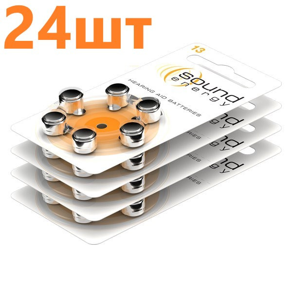 Батарейки для слухових апаратів Rayovac Sound Energy 13 (24 шт.)