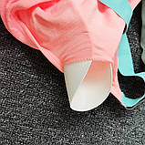 Спортивний костюм жіночий для фітнесу. Комплект лосини і топ для йоги, спорту, тренувань, розмір S (рожевий), фото 8