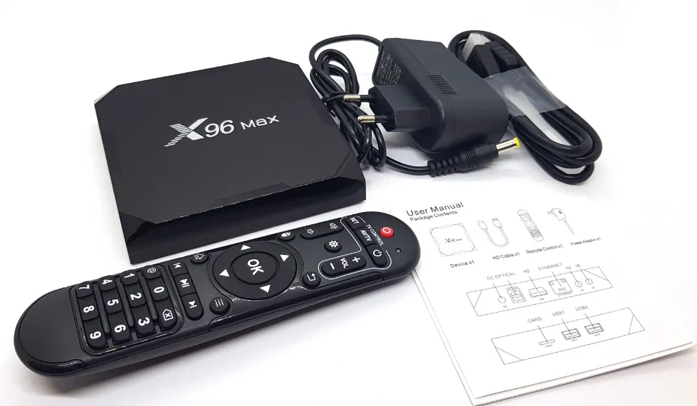 Приставка Android X96 max 4/ 32 Smart TV Box S905X2