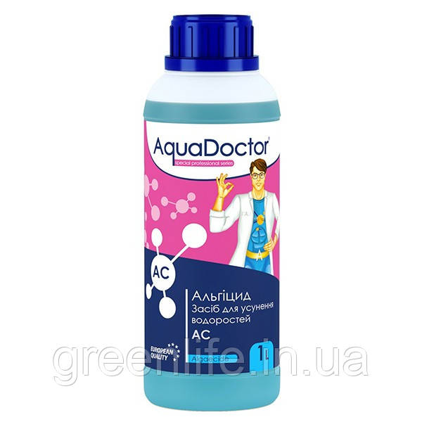Засіб проти водоростей Aquadoctor AC (1 л), Аквадоктор, 1 л