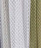 Турецкая ткань для гардин, сетка однотонная
