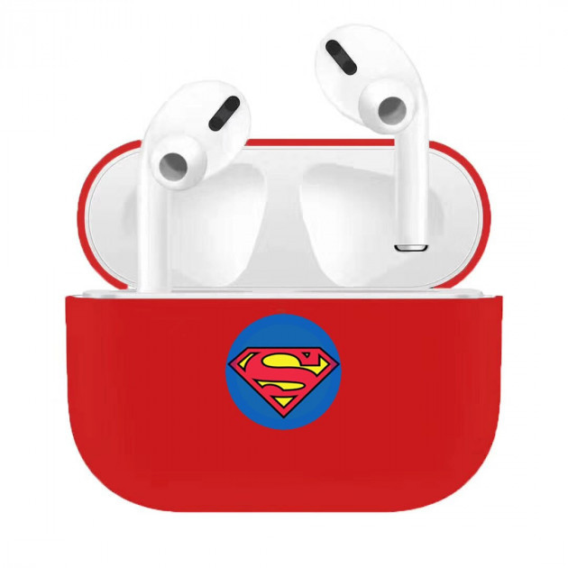 Чехол для Apple AirPods Pro Alitek Superman (Супермен) Red case