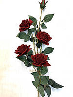 Штучна троянда. Гілка імітація натуральної ( 110 см), фото 9