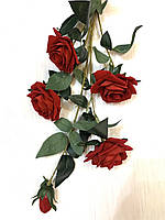 Штучна троянда. Гілка імітація натуральної ( 110 см), фото 8