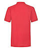 Чоловіча Сорочка Поло 65/35 Heavy Polo 2XL, 40 Червоний, фото 3