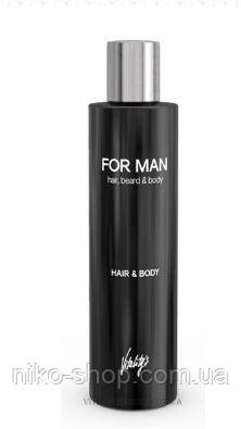 Vitality's Шампунь-гель для волосся і тіла For Man Hair & Body Shampoo -240ml (12065)