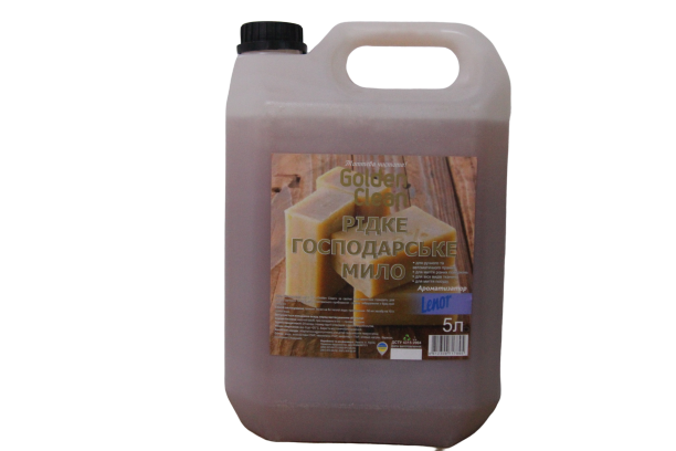 Господарське рідке мило 5 л Golden Clean каністра