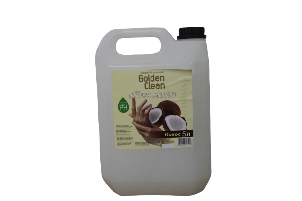 Рідке мило 5 кокос Golden Clean каністра