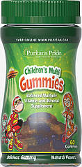 Puritan's Pride Children's Multivitamins and Mineral Gummies (60 шт.)