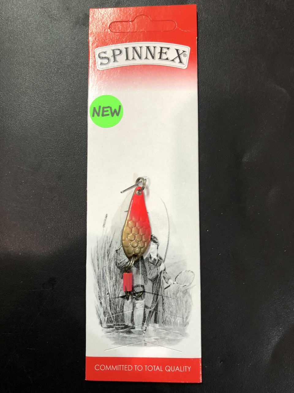 Блешня Spinnex Atom 2g HM red/gold