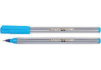Ручка масляная Economix STRIPY толщина 0,5 мм Е10198-02 синяя