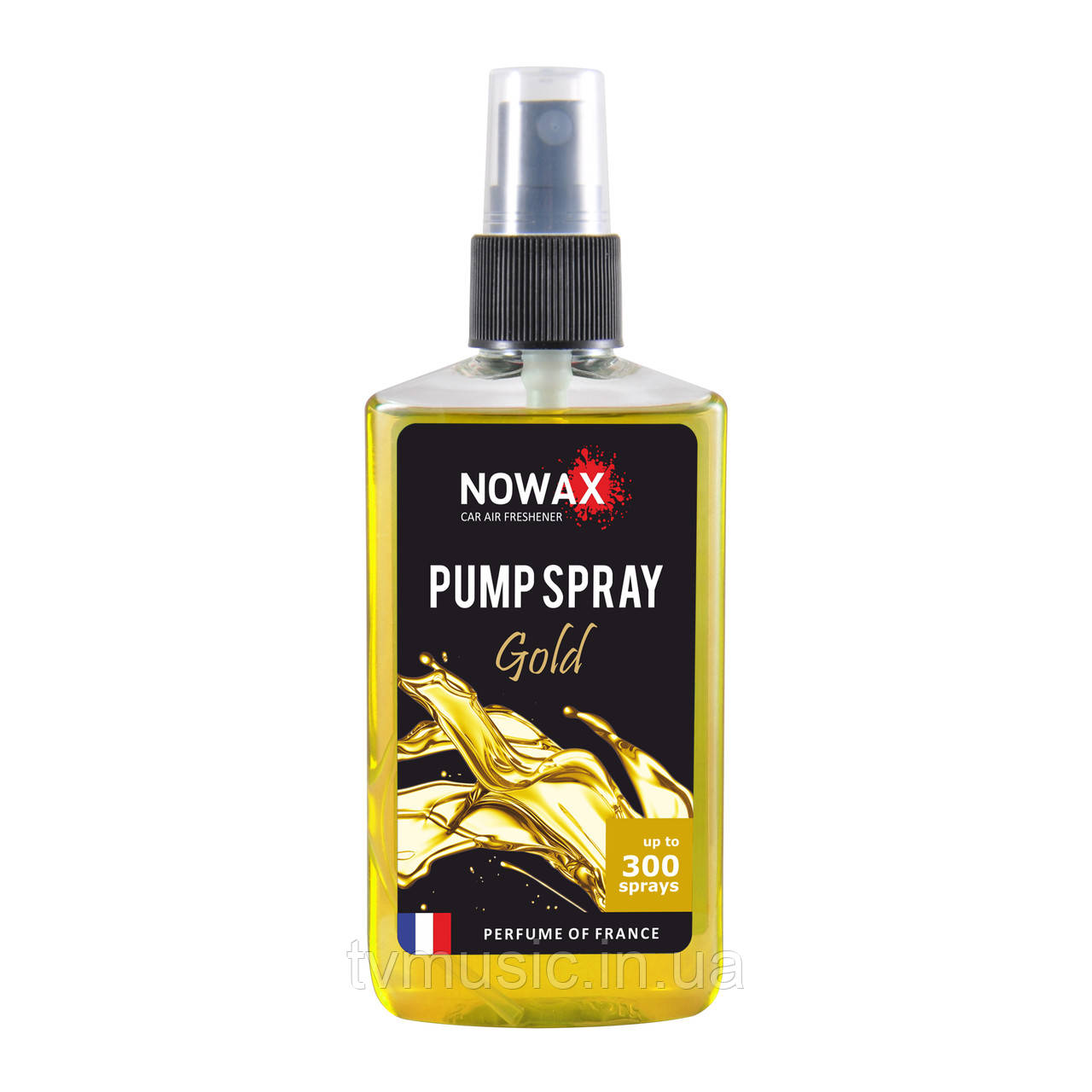 Ароматизатор у машину Nowax Pump Spray Gold 75 мл