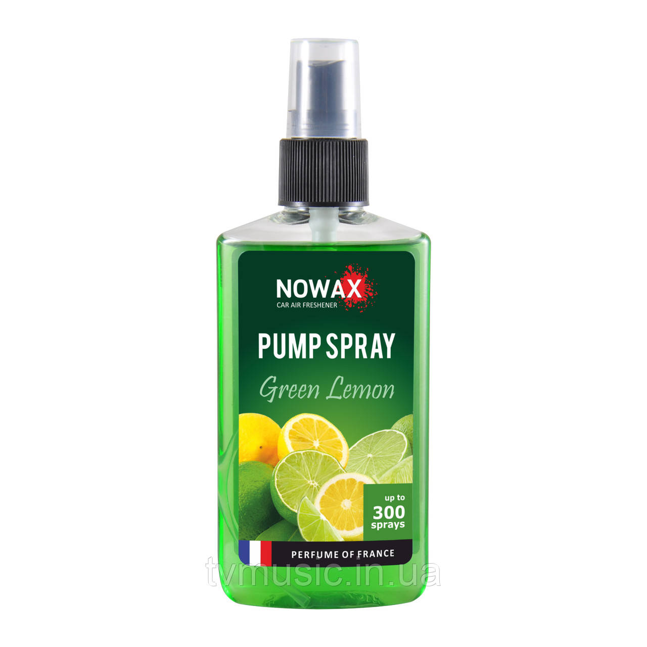 Ароматизатор у машину Nowax Pump Spray Green Lemon 75 мл