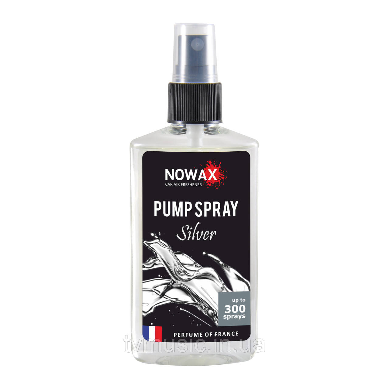 Ароматизатор у машину Nowax Pump Spray Silver 75 мл