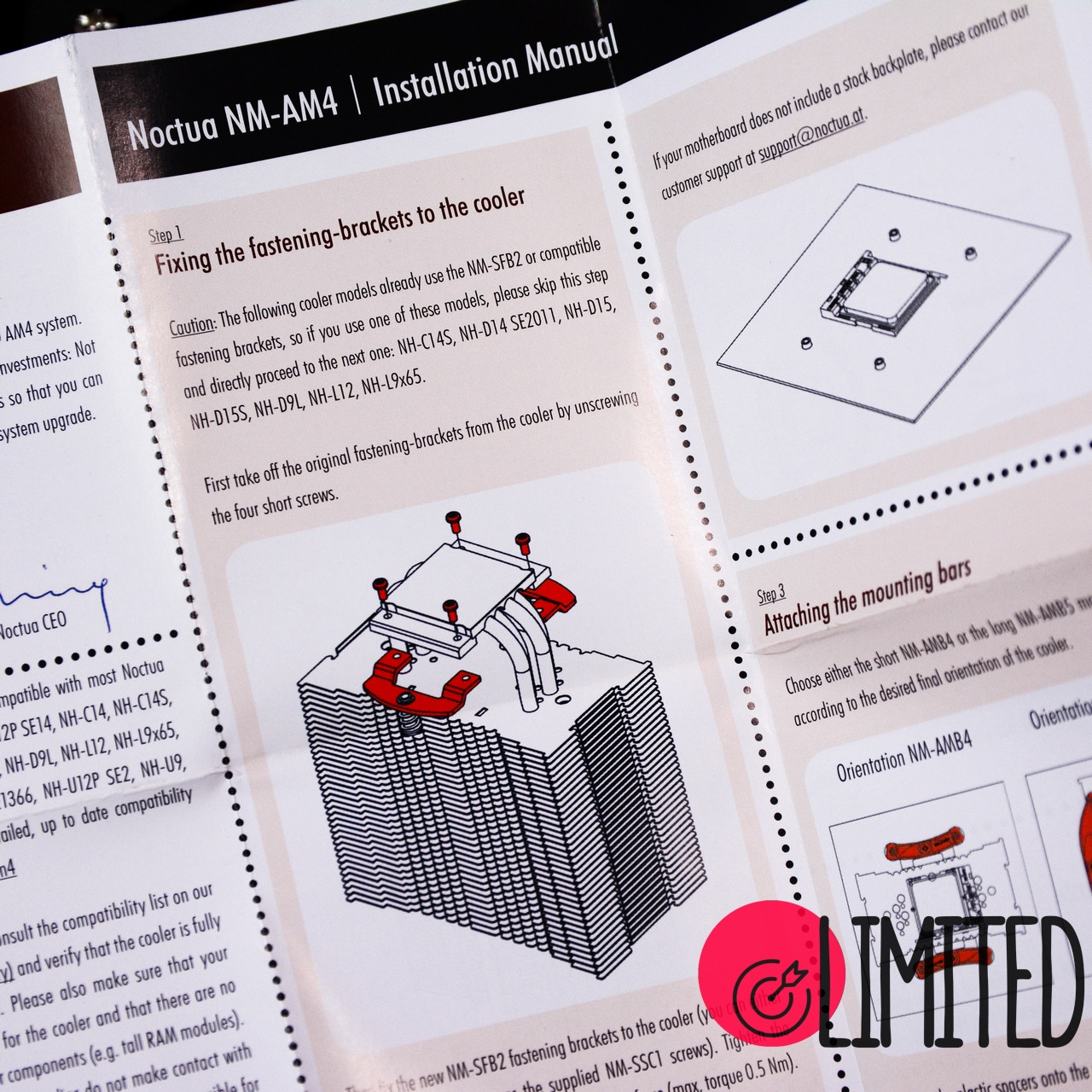 Крепление Noctua Mounting Kit NMAM4 FOR SOCKET AM4 (CPNA043), цена